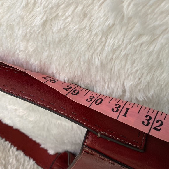 Fossil Red Leather Shoulder Bag - Picture 16 of 16